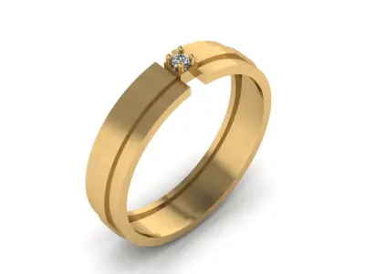 Jewelry Ring 3D print model 22