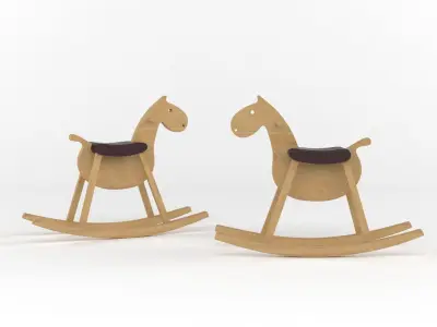 Toy Rocking Horse 3D model