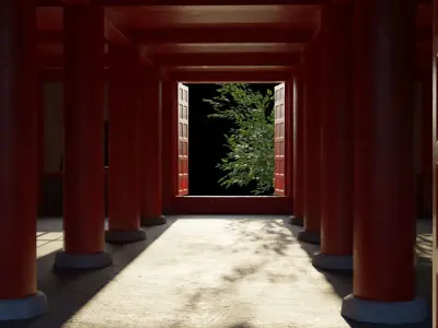 pagoda japanese 3D model