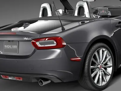 Fiat 124 Spider 2017 3D model