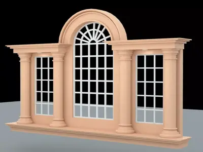 Modern Wall Panel 3D model