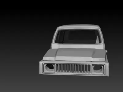 Suzuki samurai stl 3D print model
