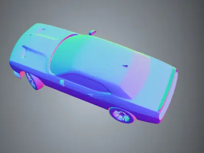 3D model of Dodge 3D print model