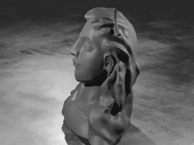 siva adiyogi  sculpture 3D print model