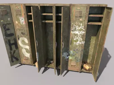 Abandoned Locker 3D model