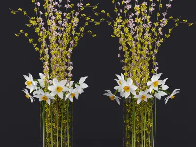 The Spring Bouquet 3D model