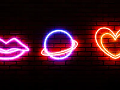 NEON LED LIGHT 3D model