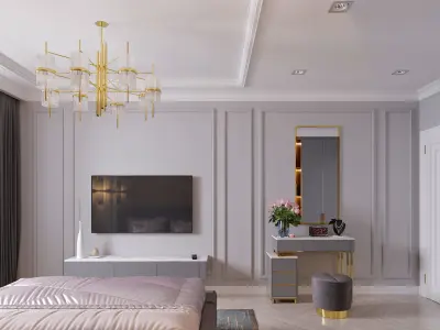 Modern Living room 3D model purchase