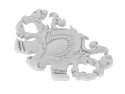 Cartouche Ornament 011 3D model