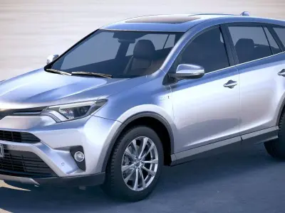 Toyota Rav4 Hybrid EU 2017 3D model