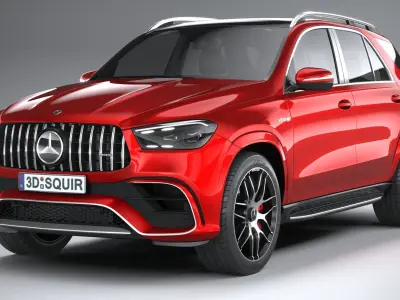 Mercedes-Benz GLE 63 AMG 2024 3D model