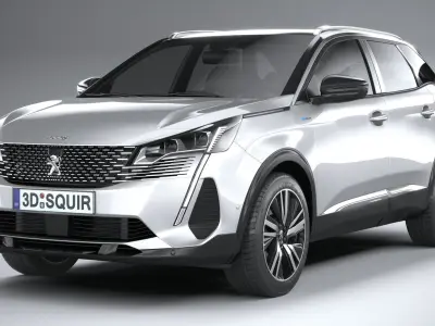 Peugeot 3008 2021 3D model