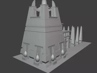 Game-Ready Ancient Egyptian  3D model