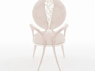 Nature Chair Low-poly 3D model