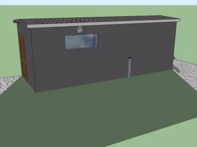 Container 3D model 3