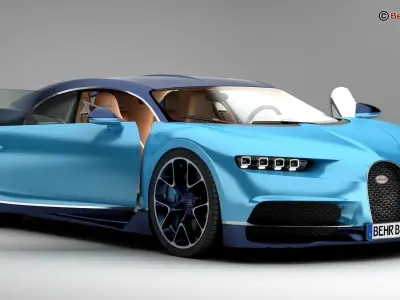 Bugatti Chiron 3D model