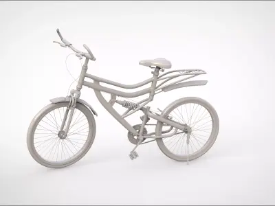 Hercules MTB Bicycle Low-poly 3D model