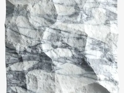 380-RockPanel marble wall art transparent 3D model