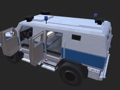 RMMV Survivor R Low-poly 3D model