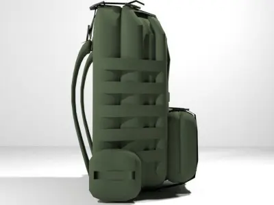Backpack - Military 3D model