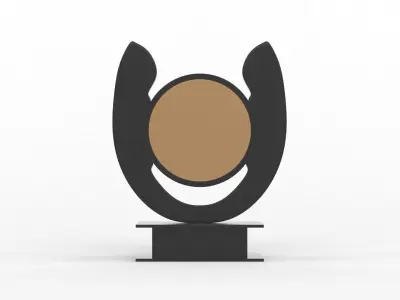 Award Trophy 3D model
