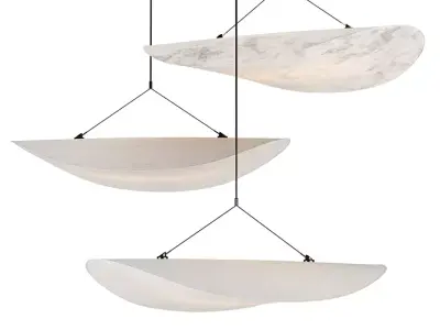 Tense Pendant Light Low-poly 3D model