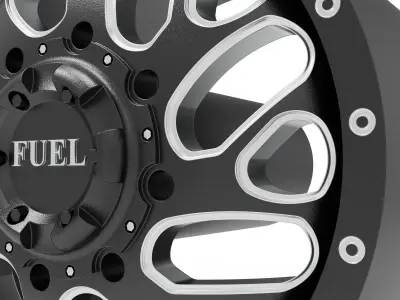 fuel off road FRONT TRITON wheel 3d print model 3D print model