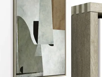 Plaster Two Frame 17 Low-poly 3D model