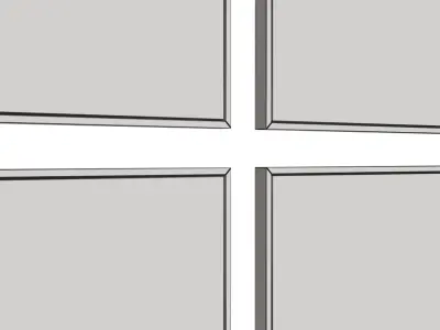 6 Abstract Frames Set 006 3D model