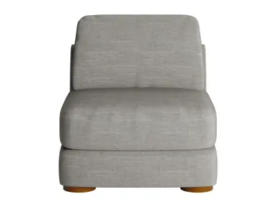 Simple Armless Chair 3D model