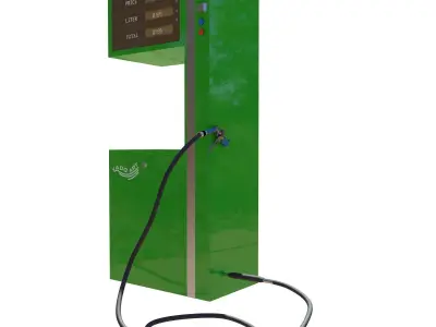 Pump  gas station  3D model