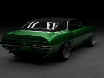 1969 Chevrolet Camaro SS Coupe 3D model