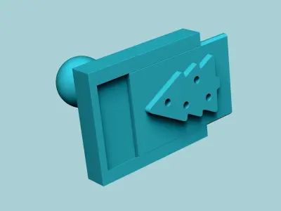 Stamp 69 - Christmas Tree - Fondant Decoration Maker Toy 3D print model