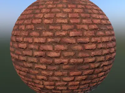 Brick PBR seamless material  Texture