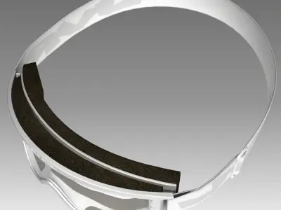 Generic Motocross Goggles 3D model