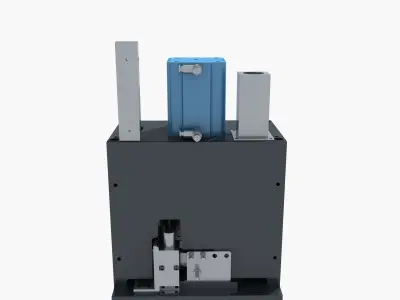  3D model Industrial Equipment 45 - Car Button Switch Press Fit 3D model