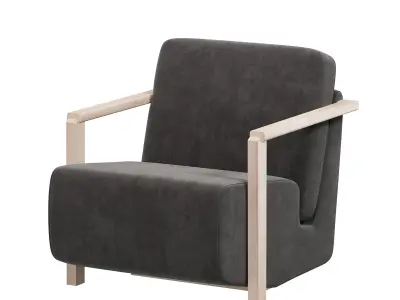 Franck Armchair by theinvisiblecollection 3D model