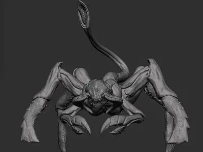 Creature - highpoly 3D model