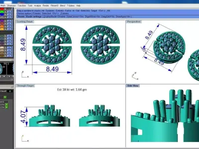 light weight Earring-16 3D print model