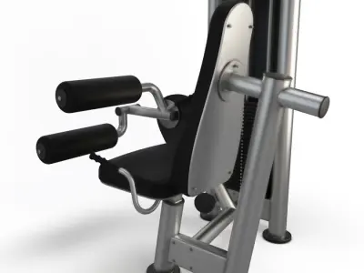 Gym Seated Legs Curl 3D model