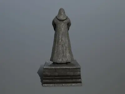 statue 1 lord of rings Low-poly 3D model