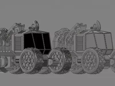 Nemesis Rover 3D print model