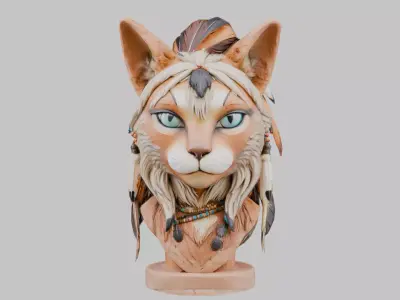 Classic CLA Car Low-poly 3D model