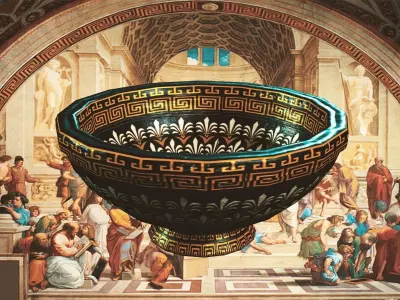 ancient Mythology Greek vase pack 3D model