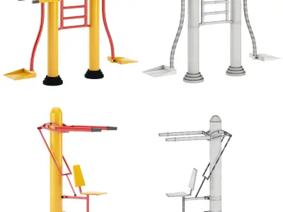 playground 01  Low-poly 3D model