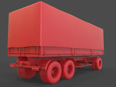 Trailer mod1 3D print model