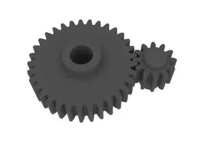 Gear sets driving and driven STIHL 48166402400 48166402401 3D print model