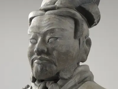 Terracotta Chinese Warrior 3D model