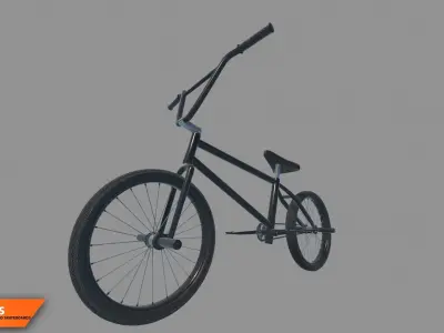 Vehicles - bicycles  scooters and skateboards 3D model