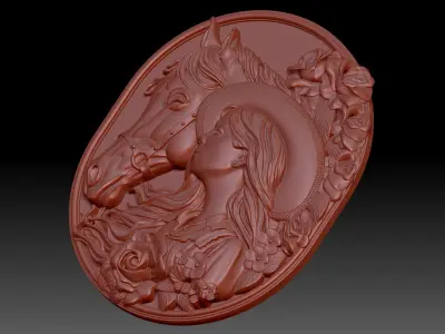 Horse 3D print model 8